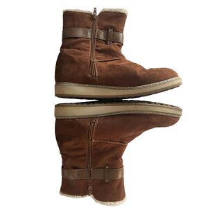 White‎ Mountain Womens 9.5M Taite Fabric Closed Toe Mid-Calf Cold Weather Boots
